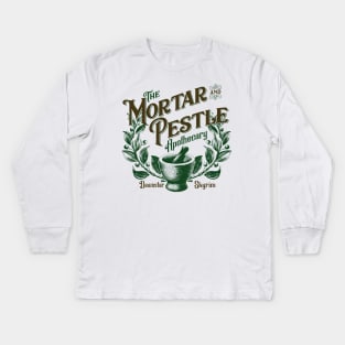 Mortar and Pestle Apothecary Kids Long Sleeve T-Shirt